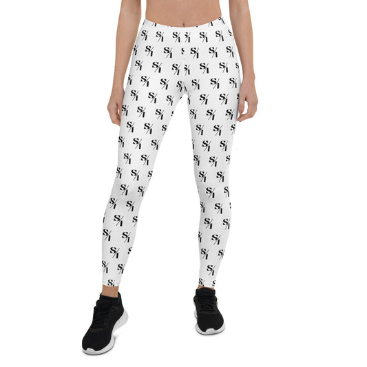 S/I logo all-over printed Leggings