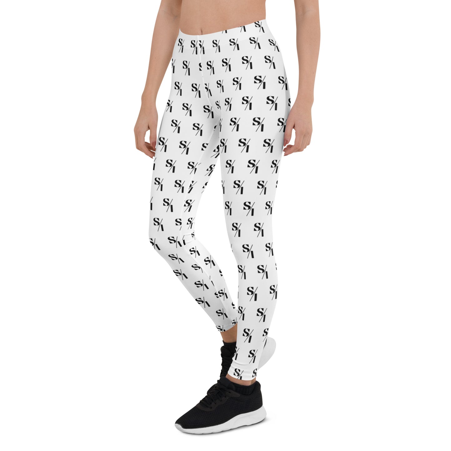 S/I logo all-over printed Leggings