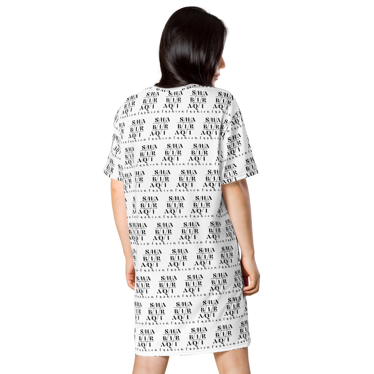 Shanb Iraqi # all-over printed T-shirt dress