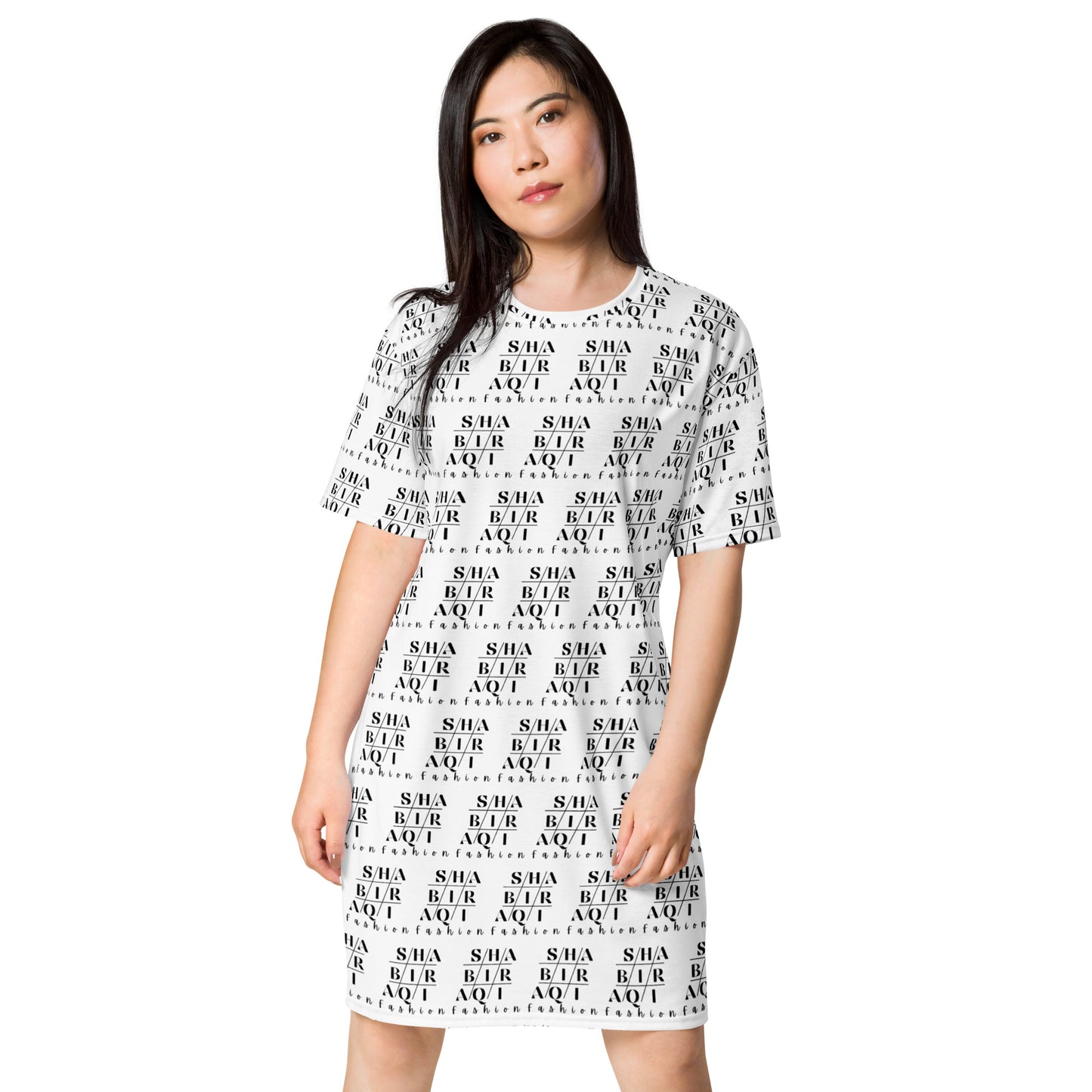 Shanb Iraqi # all-over printed T-shirt dress