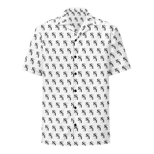 S/I all-over printed button shirt