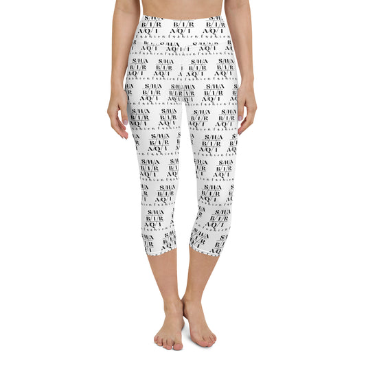 Shab Iraqi all-over printed Yoga Capri Leggings