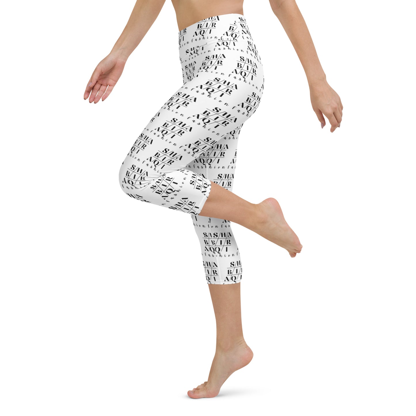 Shab Iraqi all-over printed Yoga Capri Leggings