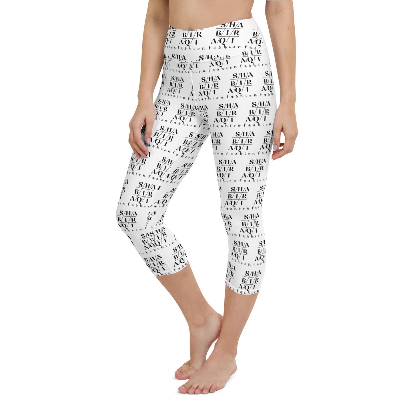 Shab Iraqi all-over printed Yoga Capri Leggings