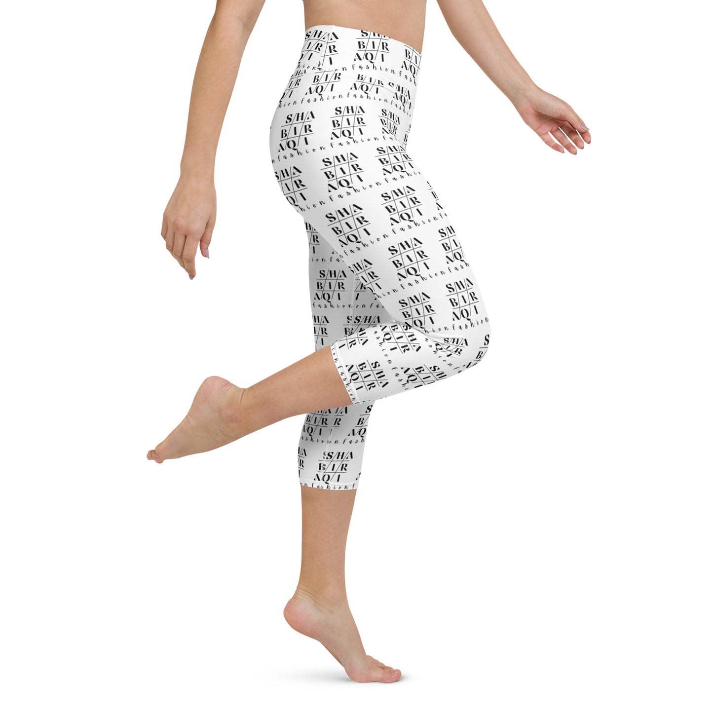 Shab Iraqi all-over printed Yoga Capri Leggings