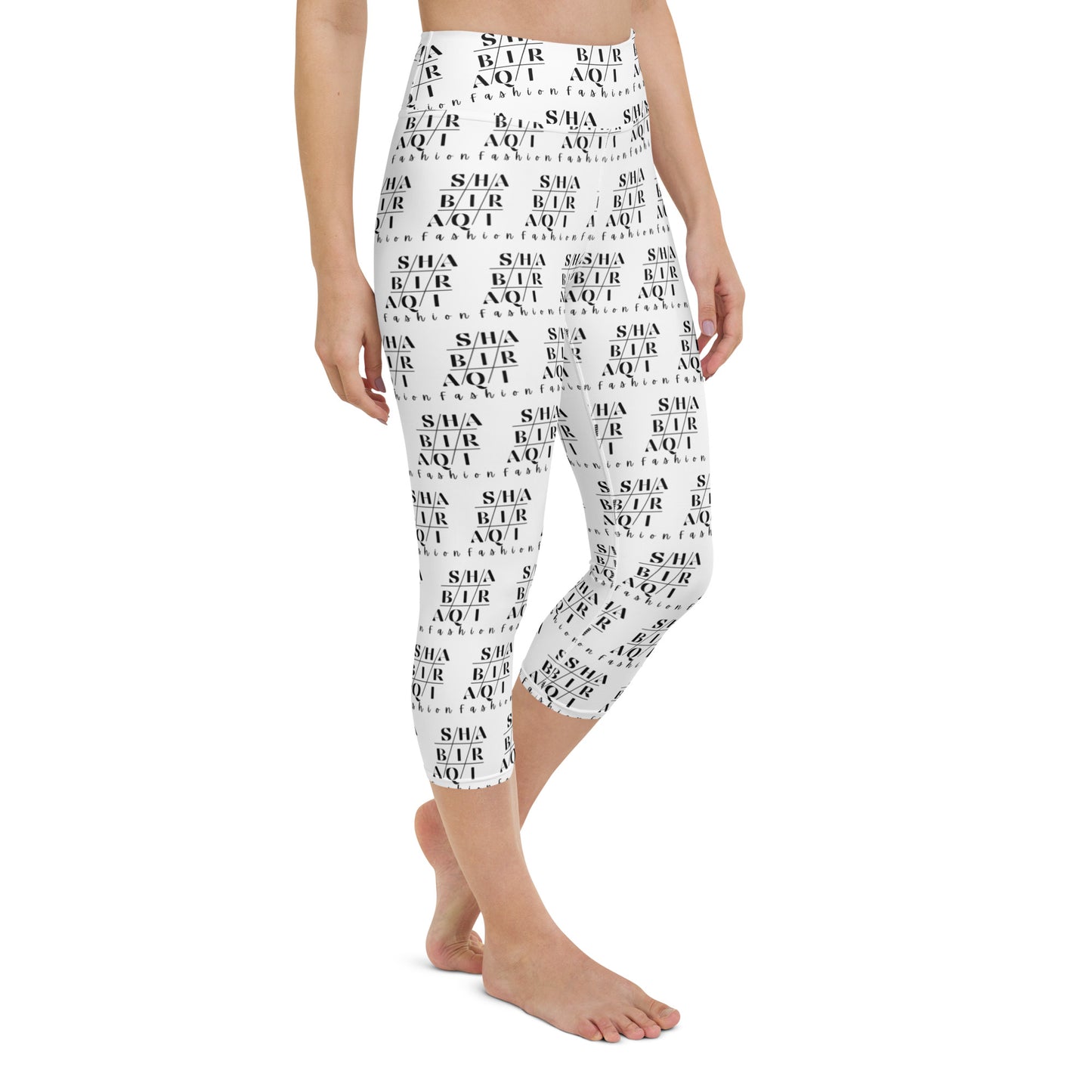 Shab Iraqi all-over printed Yoga Capri Leggings