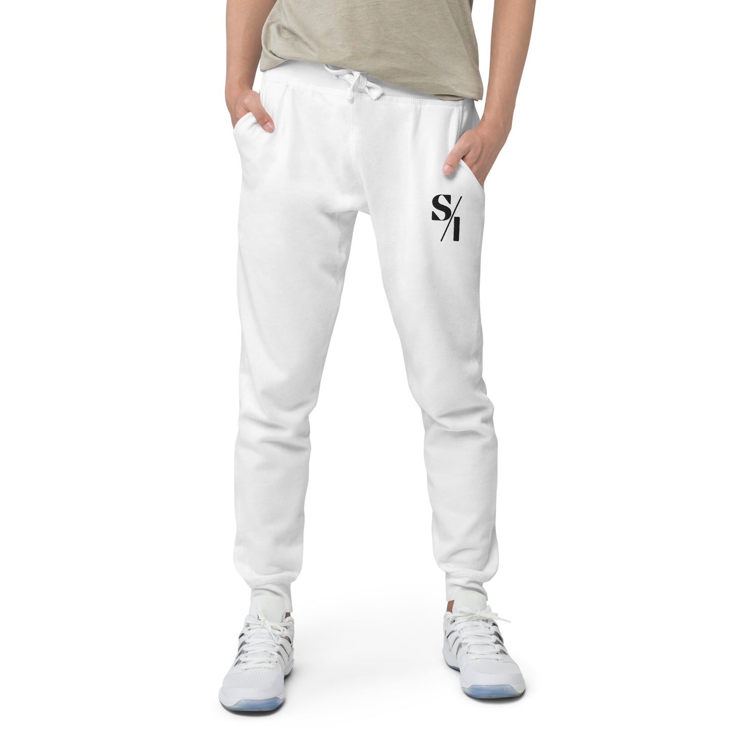 Unisex fleece sweatpants S/I Logo embroidery